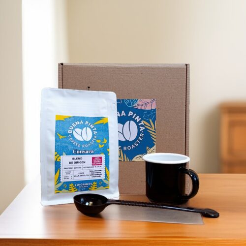 Kit Cafetero Café Especial y Taza de peltre.